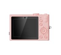 Fangxuee Cámara Digital 5K para Fotografía Cámara Digital Compacta Cámara Frontal y Trasera con Doble Lente Cámara para Selfies con Enfoque Automático Rosa
