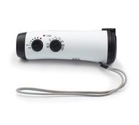 Fangxuee Cargador de Manivela, Luces de Manivela, Radio Meteorológica Am FM A Pilas, Cargador de Teléfono, Equipo de Pesca, Color