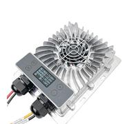 Fangxuee Controlador Solar MPPT con Pantalla LCD, Módulo Reductor Fotovoltaico de Voltaje Ajustable de 20 A 85 V y Eficiencia