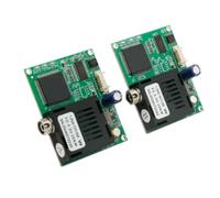 Fangxuee Convertidor de Vídeo AHD de 1 Canal 960P + UART TTL SBUS A Fibra, Fibra Monomodo FC/UPC, 0-20 Km, Voltaje 6 V-57 V
