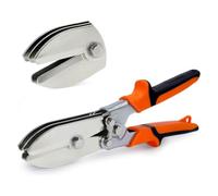 Fangxuee Crimpadora de Metálica, Herramienta Manual de 5 Hojas para Crimpeado de Conductos de, para Sistemas de Conductos de Ventilación de Calibre 24-28.