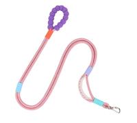 Fangxuee Cuerda de Tracción para Mascotas Cuerda de Tracción Ajustable Multifuncional Cuerda Cruzada A Prueba de Explosiones P Cuerda Rosa