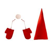 Fangxuee DecoracióN del áRbol de Navidad Suministros para la Fiesta de Navidad Adornos NavideñOs Rojos Gorro de Papá Adorno del Sombrero NavideñO Festivo