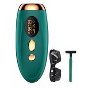 Fangxuee Depiladora IPL para Mujeres, 999999 Destellos, Dispositivo de Depilación Permanente e Indoloro, Ideal para Cuerpo y Línea del Bikini. Enchufe Europeo.