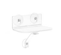 Fangxuee Estante de Ventana de Acrílico Transparente con Ventosas, Ideal para Colgar Plantas, Cámaras y Marcos de Fotos.