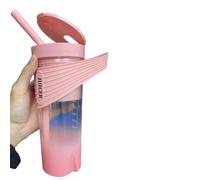 Fangxuee Exprimidor Eléctrico Multifunción para Uso Doméstico, Miniexprimidor Portátil, Color Rosa.