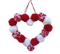 Fangxuee Guirnalda de Bolas de Pelo de Amor para el Día de San Valentín, Decoración de Interiores de Peluche, Decoración del Hogar, Propuesta de Boda, Decoración B