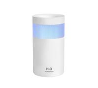 Fangxuee Humidificador USB Compacto con Luz, Mini Atomizador de Escritorio para el Hogar, Funcionamiento Ultrasilencioso y Reabastecedor de Agua A