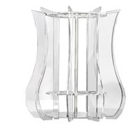 Fangxuee Jarrón de Acrílico con Forma de Rompecabezas para de Flores, Ideal para Colecciones Botánicas, Rosas, Orquídeas y Girasoles.