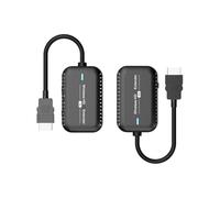 Fangxuee Kit Extensor Transmisor-Receptor Inalámbrico Compatible con y USB-C, 1080P A 60 Hz, 30 M, Adaptador de Pantalla Inalámbrico para Cámara de TV.