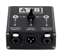 Fangxuee Manual de Fuente de Audio Balanceada XLR Pasiva de 2 Entradas y 1 Salida o 1 Entrada y 2 Salidas para Micrófono y Mezclador de Tarjeta de Sonido.