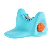 Fangxuee Masajeador Cervical EMS con Pulsos, Estiramiento Eléctrico para Cuello, Relajación Muscular, Almohada de Tracción Quiropráctica Cervical.