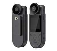 Fangxuee Mini Cámara HD de 1080P, Grabadora de Video Digital Portátil, Cámara Corporal con Infrarrojos, Punto de Acceso WiFi, Cámara de Video Policial con Visión