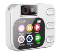 Fangxuee Mini Grabadora de Voz X19 con Pantalla Táctil de 2,2pulgada, Bluetooth, OTG, Tipo C, Fotos, Graba Videos, e-Book y Reproductor MP3.