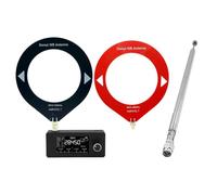 Fangxuee Mini Receptor de Radio SI4732 de 10 KHz A 180 MHz con Kit de Antena. Radio Portátil de Corta SI4732.