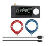 Fangxuee Mini Receptor de Radio SI4732 de 10 KHz A 180 MHz, Radio Portátil con Antena de Bucle, Kit de Radio Am/FM, HF, SW, MW, VHF. Mini Radio SI4732.