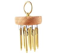 Fangxuee Nuevas Herramientas de Sanación : Timbre de Mano de 12 Barras de Metal de Alta Frecuencia, Aleación de Aluminio Dorado para Yoga y Meditación.