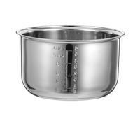 Fangxuee Olla Interior Universal de Acero Inoxidable para Olla Arrocera de Repuesto de 4 L para la Mayoría de Las Ollas Eléctricas