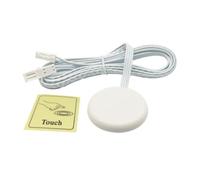 Fangxuee Panel de Madera Penetrable, Sensor Táctil Inalámbrico, Interruptor de Luz LED, Control de Barrido Manual, Regulador de Intensidad Táctil Regulable