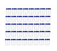 Fangxuee Paquete de 40 Contenedores Pequeños de 4 Oz con Tapa, Recipientes Reutilizables para Aderezos para Ensaladas, Recipientes Herméticos A Prueba de Fugas para Condimentos