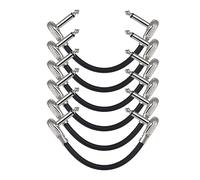 Fangxuee Paquete de 6 Cables de ConexióN de Guitarra de 12 Pulgadas, Cables de Guitarra para Instrumentos AcúSticos, Cables de Efecto Duckhead