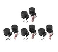 Fangxuee Pares de Altavoces Universales para Automóvil de 91 DB, 12 V, 500 W, Sonido Potente, Tweeters de Cúpula Negra para Coche.