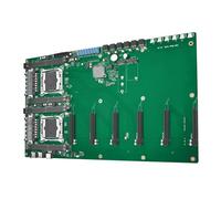 Fangxuee Placa Base para Computadora con Zócalo de CPU DOR4 LGA 2011-3 V3/V4 X99 Dual Plus Miner 4 XUSB3.0