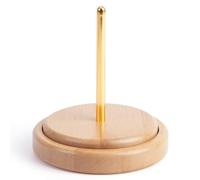Fangxuee Portahilos de Madera para Tejer y Hacer Crochet. Fácil de Instalar y Usar. Incluye Hilandero y Compartimento para Guardar el Hilo.