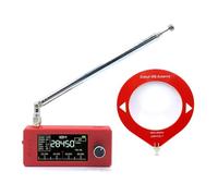 Fangxuee Radio de Bolsillo SI4732 de 0,5 A 108 MHz, Receptor, Miniradio, Antena Telescópica ESP32-S3 LSB HF SW MW VHF.