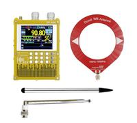 Fangxuee Radio DP-666 TEF6686 de Alta Sensibilidad con Pantalla Táctil IPS de 2,8 Pulgadas, Banda, FM, Am y FM, Estación de Radio de Corta.