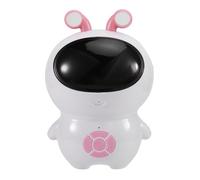 Fangxuee Robot de Juguete con IA, Diálogo Inteligente, Traducción por WiFi, Fuente de Luz LED, Efectos de Sonido, Regalo para Niños, y Rosa.