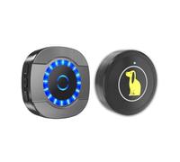 Fangxuee Timbre para Puerta para Perros, para Entrenamiento para IR Al Baño, Resistente Agua, Súper Ligero, Inalámbrico, para Puerta 55 Melodías,5 Niveles de Volumen, Enchufe Estadounidense