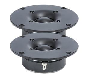 Fangxuee Tweeter de Cúpula de Tela de Seda de Alta Fidelidad de 4 Pulgadas, 8 Ohmios, 60 W, 104 mm y Laminado de Cúpula Suave para una Mejor Experiencia de Sonido.