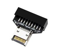 Fangxuee USB3.2 Tipo-e 20Pin A USB 19P Chasis Frontal USB Tipo A Tipo C Adaptador de Extensión para la Placa Base de Escritorio