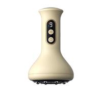 Fangxuee Ventosas Eléctricas EMS Microcorriente Cepillo Meridiano Latas de Vacío Dispositivo Adelgazante para Quemar Grasa Guasha Masaje con Luz Roja