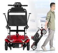 FANGZHL Scooter De Movilidad Eléctrica Plegable,Scooters para Personas Mayores,Scooter De Movilidad De 4 Ruedas,Scooter De Viaje Portátil,Carga 130 Kg/287 Lbs,para Adultos Mayores 20ah