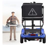 FANGZHL Scooter De Movilidad para Maletero De Coche De Viaje,Scooters De Movilidad Plegables Y Ligeros,Scooter De Movilidad De 4 Ruedas,Motor Sin Escobillas De 270 W,Carga 120 Kg/265 LB A