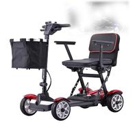 FANGZHL Scooters De Movilidad Ligeros De 4 Ruedas para Adultos,Scooter De Movilidad Plegable,Scooters para Personas Mayores,Carga 130 Kg/287 Lbs,para Personas Mayores Discapacitadas 20AH