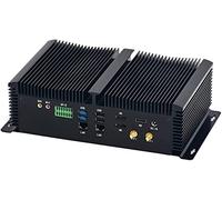 Fanless Industrial Computer Mini PC Intel Core i5 9300H Processor 16GB DDR4 Ram 256GB M.2 2280 SSD 3xHD 8xUSB 6xCOM Intel UHD Graphics Windows 10 Pro WOL PXE