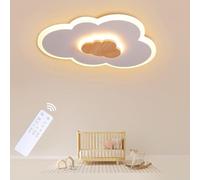 FANLG Lampara infantil Techo,60cm Lámpara LED de Nubes 3000K-6000K Regulable con Control Remoto Luz de techo para habitacion, Dormitorio, Estar Pasillo y Salón