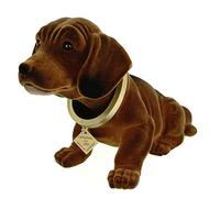 Fanmarkt - Perro salchicha oscilante de terciopelo