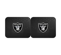 Fanmats 12318 NFL - 14 pulg x 17 pulg - NFL - Oakland Raiders Asiento Trasero Utilitarios Mats Paquete de 2