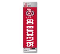 FANMATS 61423 Ohio State Buckeyes 2 Piece Team Slogan Decal Sticker Set