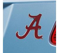 FANMATS - Emblema de Metal 3D de la Universidad de Alabama 22197, 7,6 x 8,1 cm, Cromado