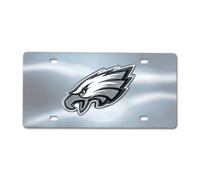 FANMATS NFL Philadelphia Eagles Plato de Licencia fundida, Cromado, 6 x 12 Pulgadas
