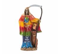 FANMEX - Fantastik - Auténtica Estatua Mexicana Santa Muerte 27 cm. (Multicolor)