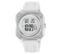 FANMIS Reloj deportivo digital cuadrado para hombre, resistente al agua | Esfera digital cuadrada con alarma, cuenta atrás, cronómetro y retroiluminación LED, además de resistencia al agua de 50 m