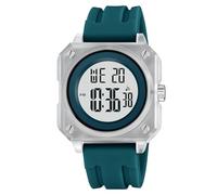FANMIS Reloj deportivo digital cuadrado para hombre, resistente al agua | Esfera digital cuadrada con alarma, cuenta atrás, cronómetro y retroiluminación LED, además de resistencia al agua de 50 m