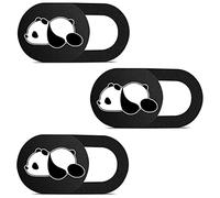 FanNicoo Funda Deslizante para cámara Web de 0,7 mm de Grosor, se Adapta a portátiles, MacBook Pro, iMac Air, Smartphones, tabletas, Protege la privacidad, Seguridad, Adhesivo Fuerte, Color Negro