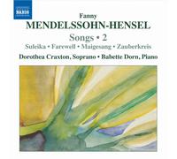 Fanny Mendelsso Fanny Mendelssohn-Hensel: Songs - Volume (CD) (Importación USA)